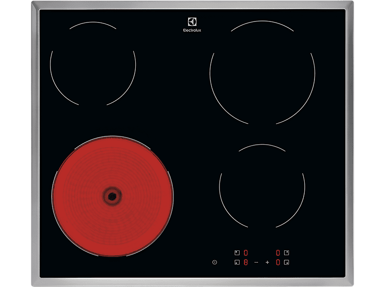 Placa de inducción ELECTROLUX en color Inox, 4 zonas