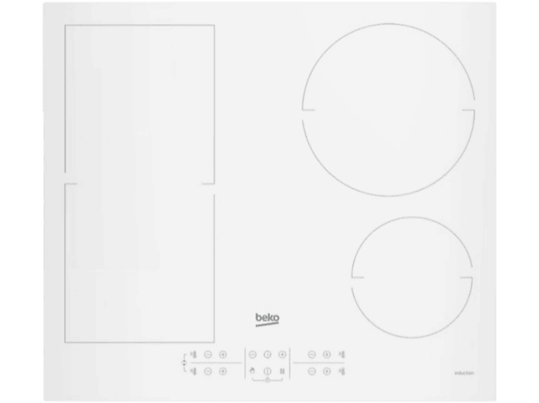 Placa de inducción BEKO en color Blanco