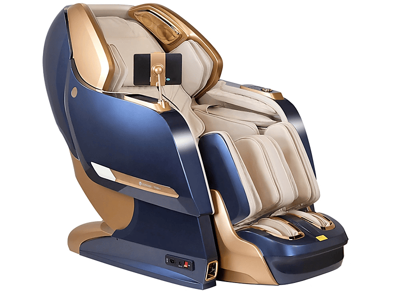 Sillón de masaje KOMODER en color Azul - Beige, Masaje de cuerpo completo