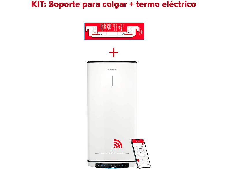 Termo Eléctrico ARISTON en color Blanco de 80 l