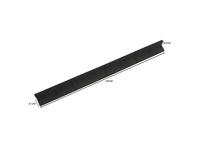 MONSTERSHOP Borde de jardín flexible en color Negro (mod. Flexible) — foto 5