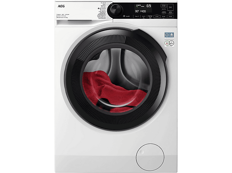 Lavadora secadora AEG en color Blanco, 11 kg + 7 kg
