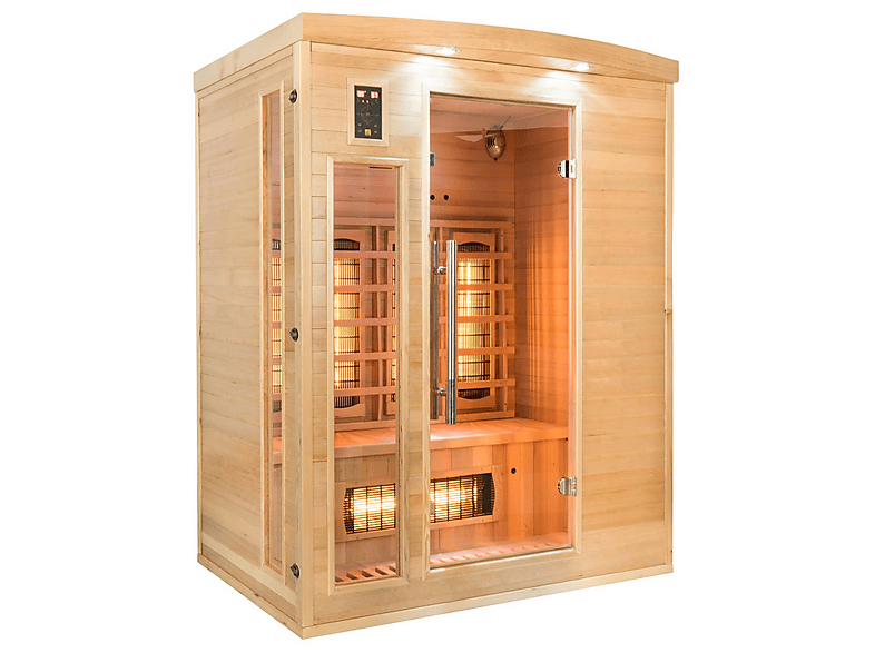 Sauna de infrarrojos MPC con 128 cm en color Marrón