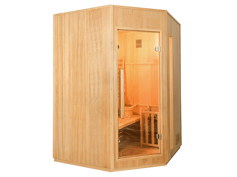 Sauna Finlandesa MPC con 150 cm en color Marrón