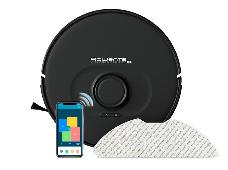 Robot aspirador ROWENTA en color Negro, 8575 W