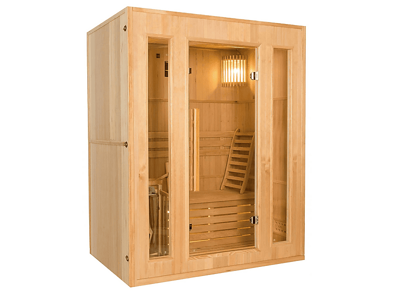 MPC Sauna Finlandesa 110 cm (mod. SINED-SAUNAVAPORE-ZEN_3) en color Marrón