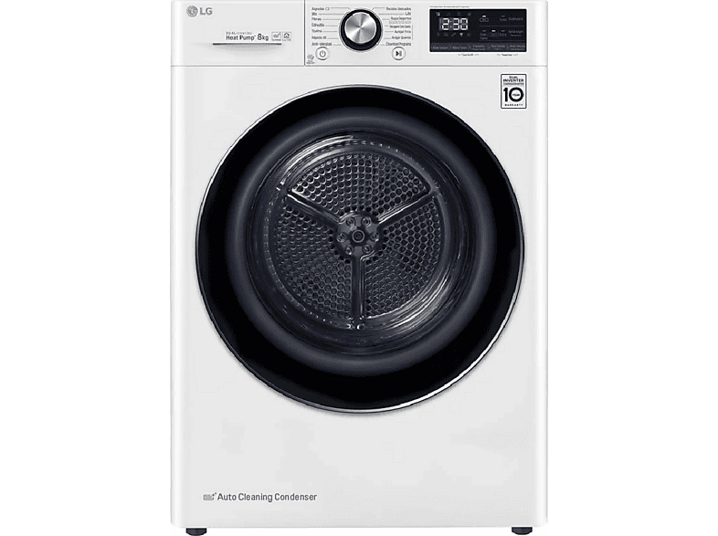LG Secadora bomba de calor Eléctrico en color White
